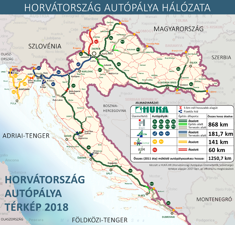 autópálya térkép horvátország Horvatorszag Autopalyadijak 2020 Autoval Mennyibe Kerul Es Hany Ora Eljutni A Horvat Tengerpartra autópálya térkép horvátország